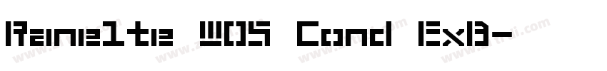 Ranelte W05 Cond ExB字体转换